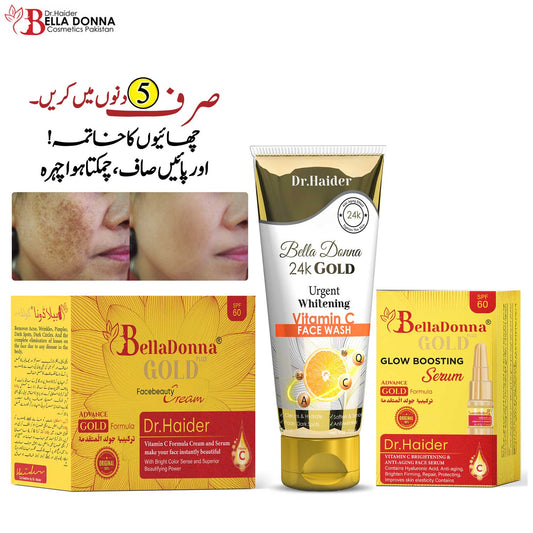 Bella Donna Pigmentation Kit ( Cream + Facewash + Serum )