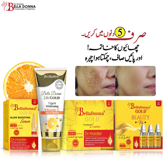 Bella Donna Gold Vitamin C Full Beauty Kit
